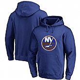 Men's Customized New York Islanders Blue All Stitched Pullover Hoodie,baseball caps,new era cap wholesale,wholesale hats